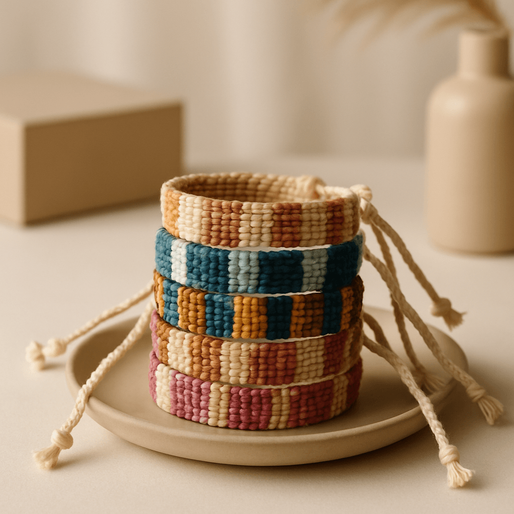 Wholesale Handwoven Cotton Bracelets: Fair Trade and Sustainable Fashion Accessories