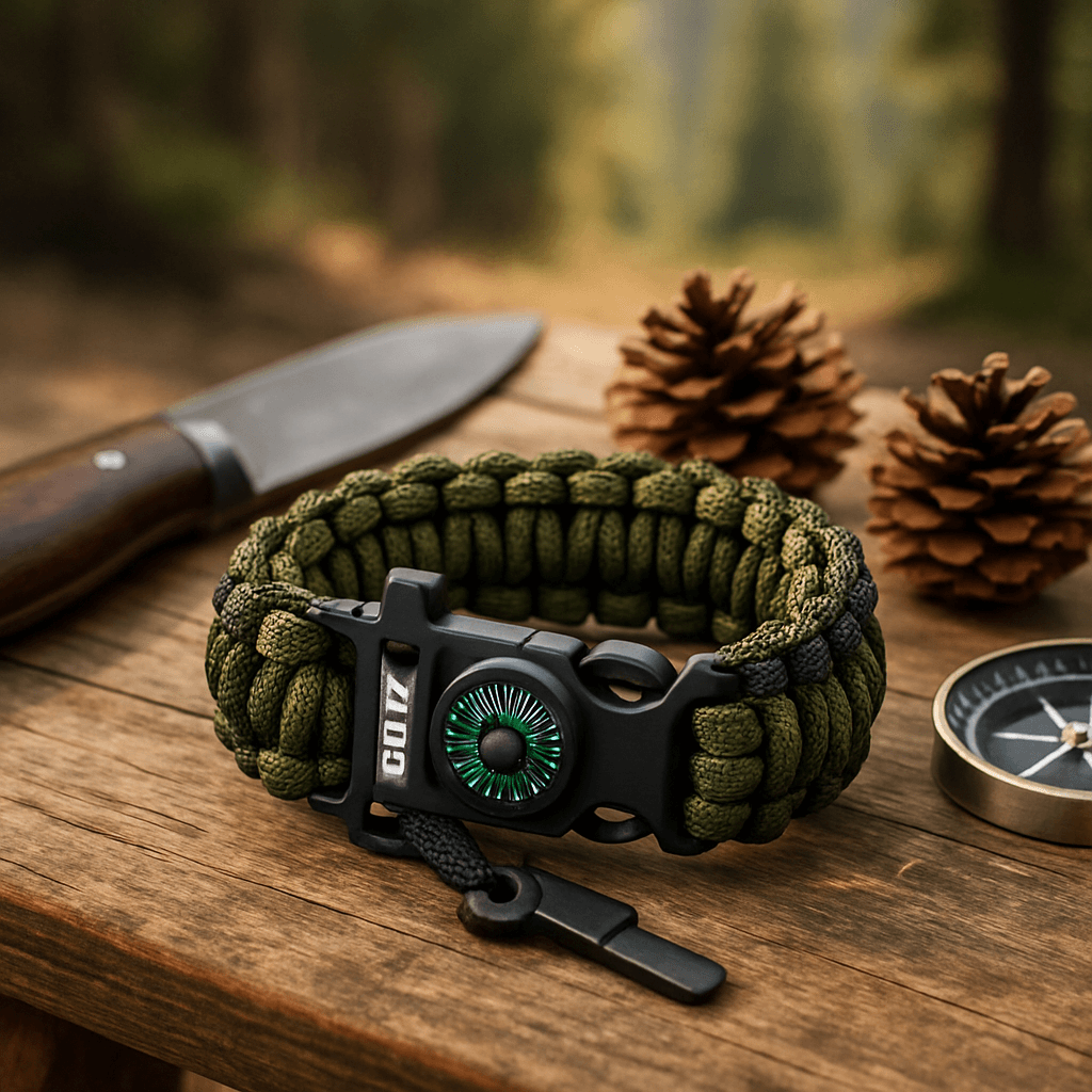 Hand-Woven Paracord Survival Bracelets for Wholesale: Durable Outdoor Gear with Practical Utility